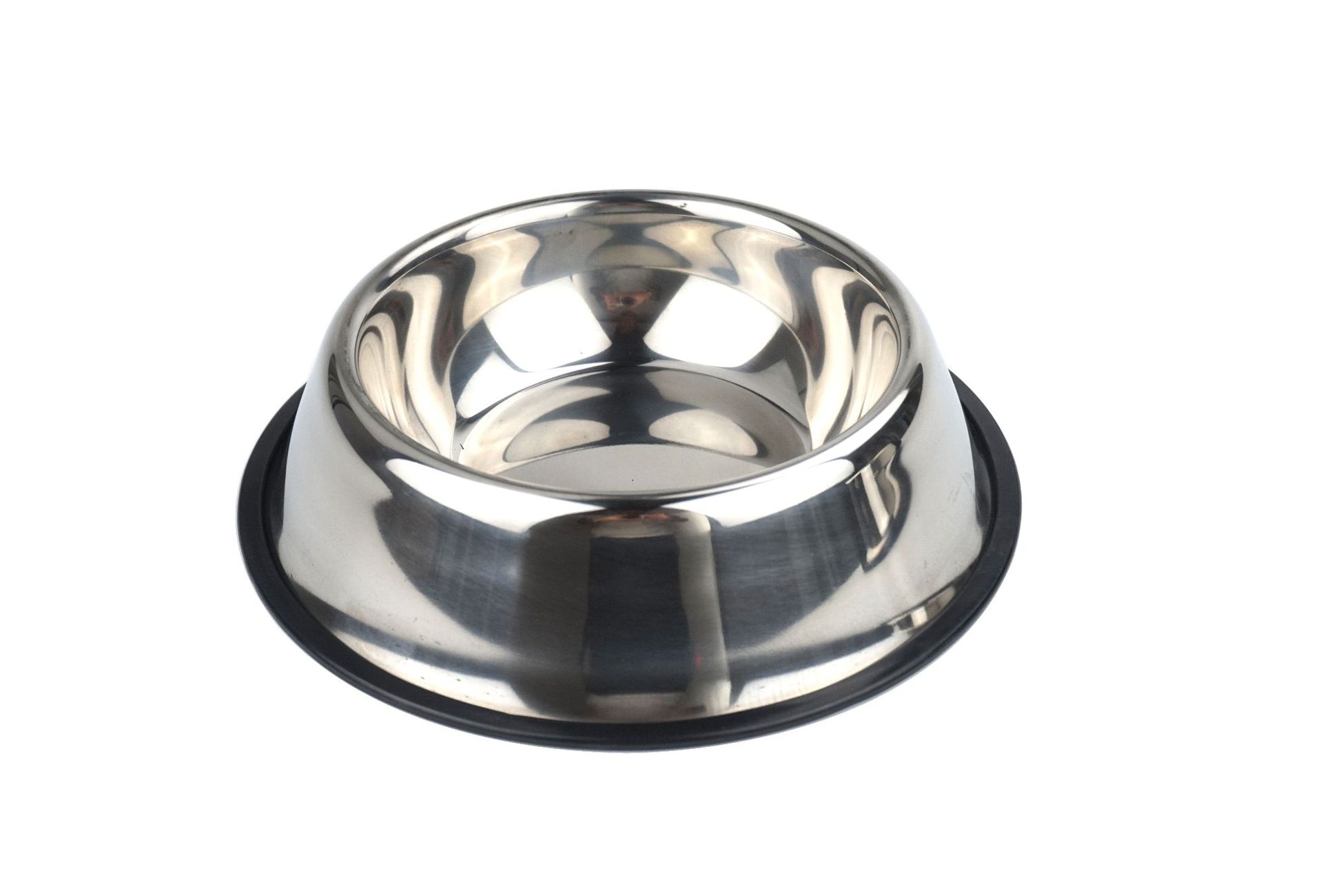 Stainless steel pet bowl logo, anti-slip and shock-resistant pet supplies, cross-border dog food bowl, tableware, natural color dog bowl pic 8