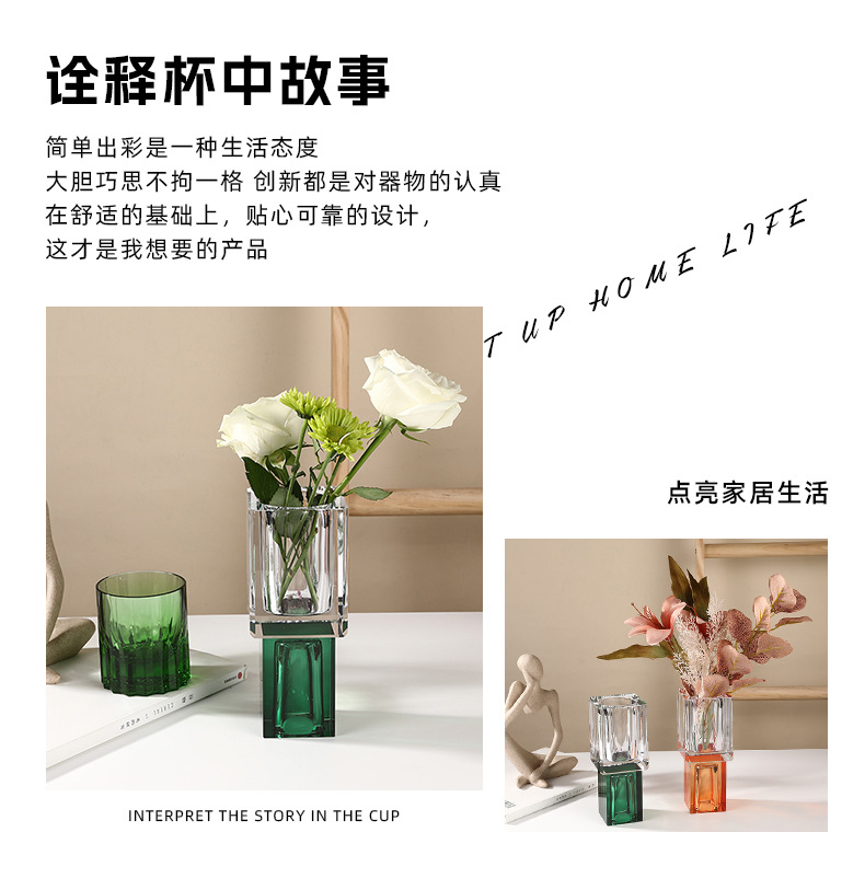 门形水晶书档摆件书靠轻奢客厅书房样板房桌面家居装饰品北欧创意详情2