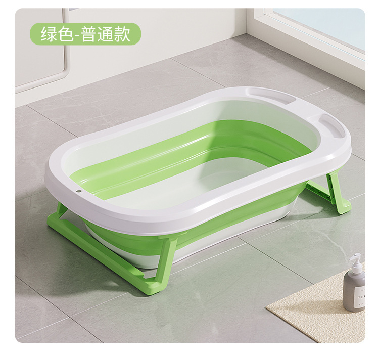 新款婴儿洗澡盆浴盆宝宝可折叠幼儿坐躺大号浴桶小孩新生儿童用品详情15