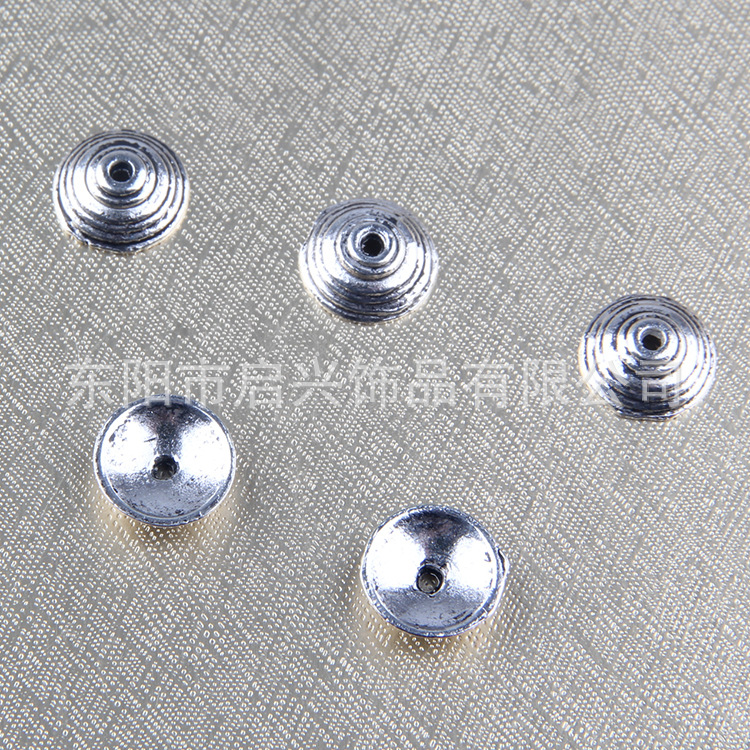 DIY jewelry accessories collection: silver-zinc alloy retro handcrafted bead trays, wholesale of various flower trays pic 12