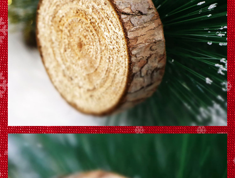 Mini gold and silver pink Christmas pine needle tree Christmas decoration with a simulated wooden base Christmas tree bedroom decoration is in full bloom pic 47
