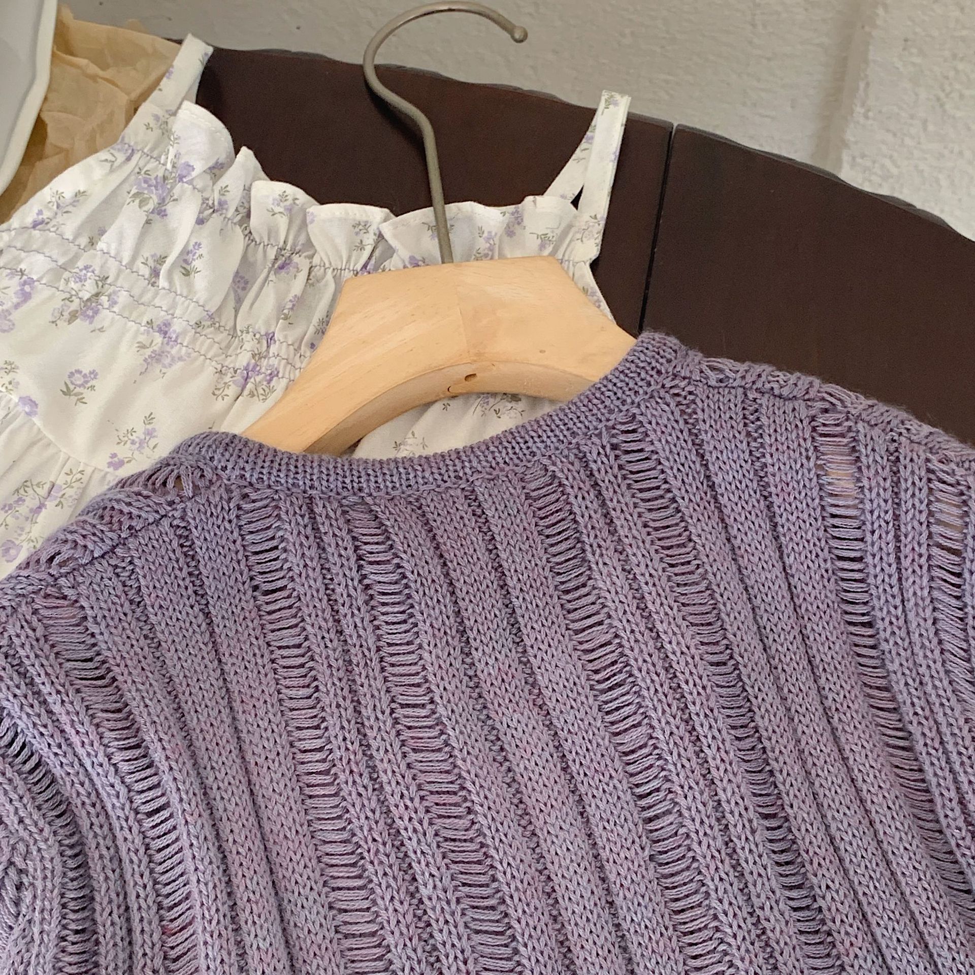 Cotton Domi Girls' Dress 2024 Spring/Summer New Style Sweet and stylish floral halter dress for babies sleeveless long dress pic 25