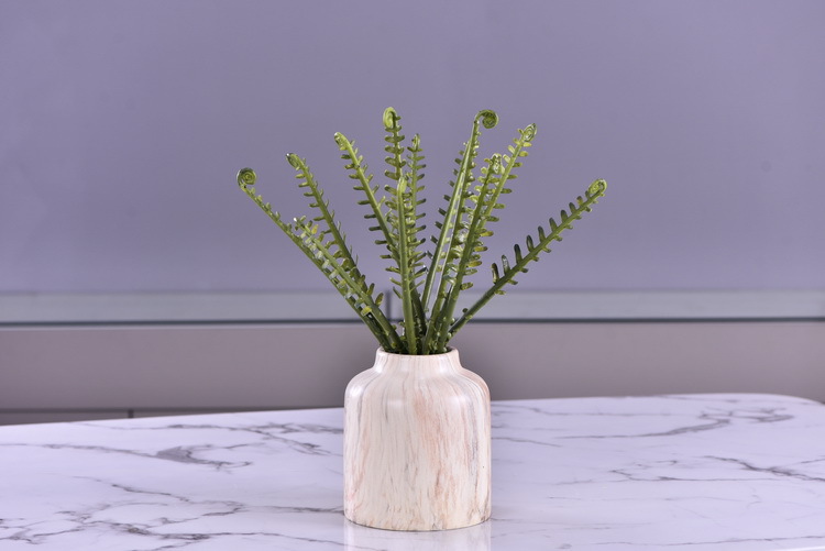 Factory direct sales of artificial green plants wholesale, artificial fern leaves, peacock fern, home banquet, homestay, wedding artificial plants, Lanjin artificial ferns pic 14