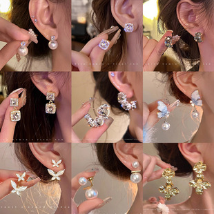 2025新款爆款925银针素圈耳环女高级感欧美夸张耳圈耳扣圈圈耳饰详情5