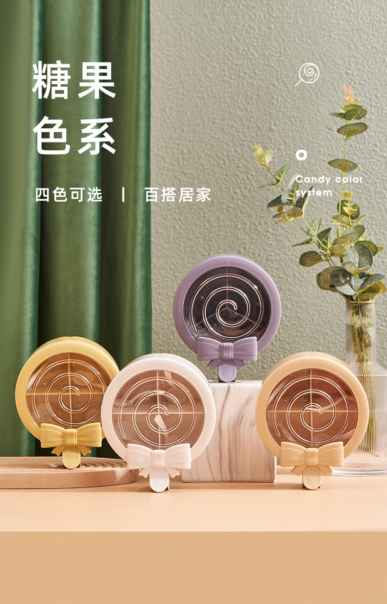 2021 New creative covered seasoning storage box, lollipop seasoning box, seasoning jar, kitchen divided style seasoning jar pic 11