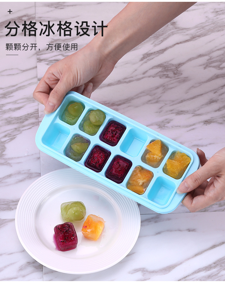 Bloque de hielo con tapa caja de hielo sin sabor DIY caja de hielo molde molde de hielo pic 3