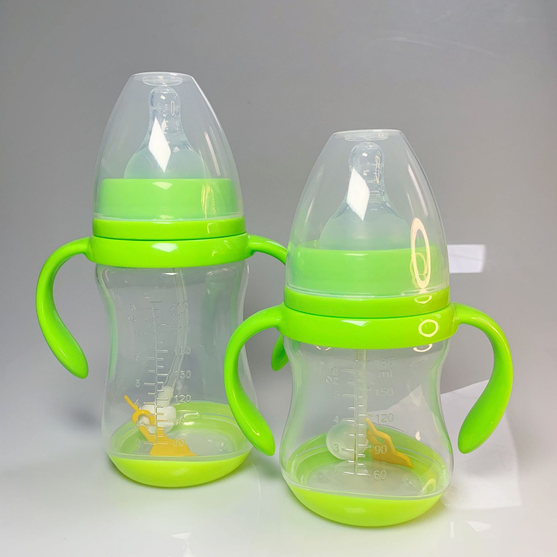 Wide-mouth temperature-sensing baby bottle, anti-drop and explosion-proof plastic baby bottle, food-grade high-temperature resistant feeding baby bottle pic 7