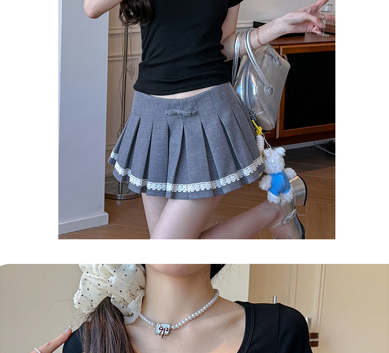 螺纹大圆领正肩短袖t恤女式夏季内搭显瘦高级感纯欲T恤上衣打底衫详情22