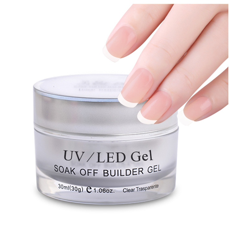 E&A Nail Polish Glue Factory Direct sales: 30g transparent UV glue, phototherapy glue, pink phototherapy nail polish glue, model glue, exclusively for export pic 13