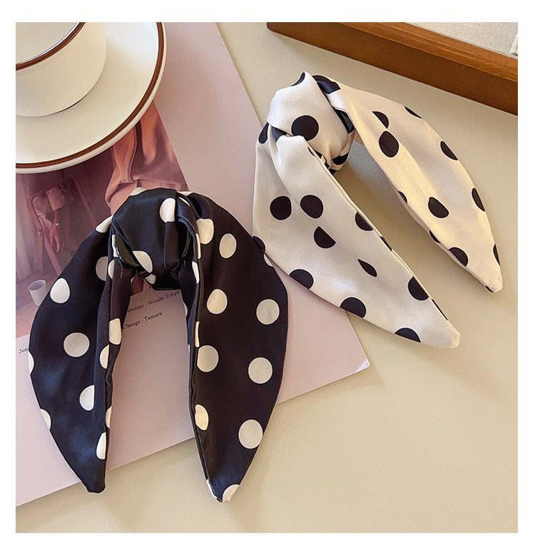 玫瑰的故事刘亦菲黄亦玫同款波点抓夹女高级感后脑勺马尾半扎发夹详情6