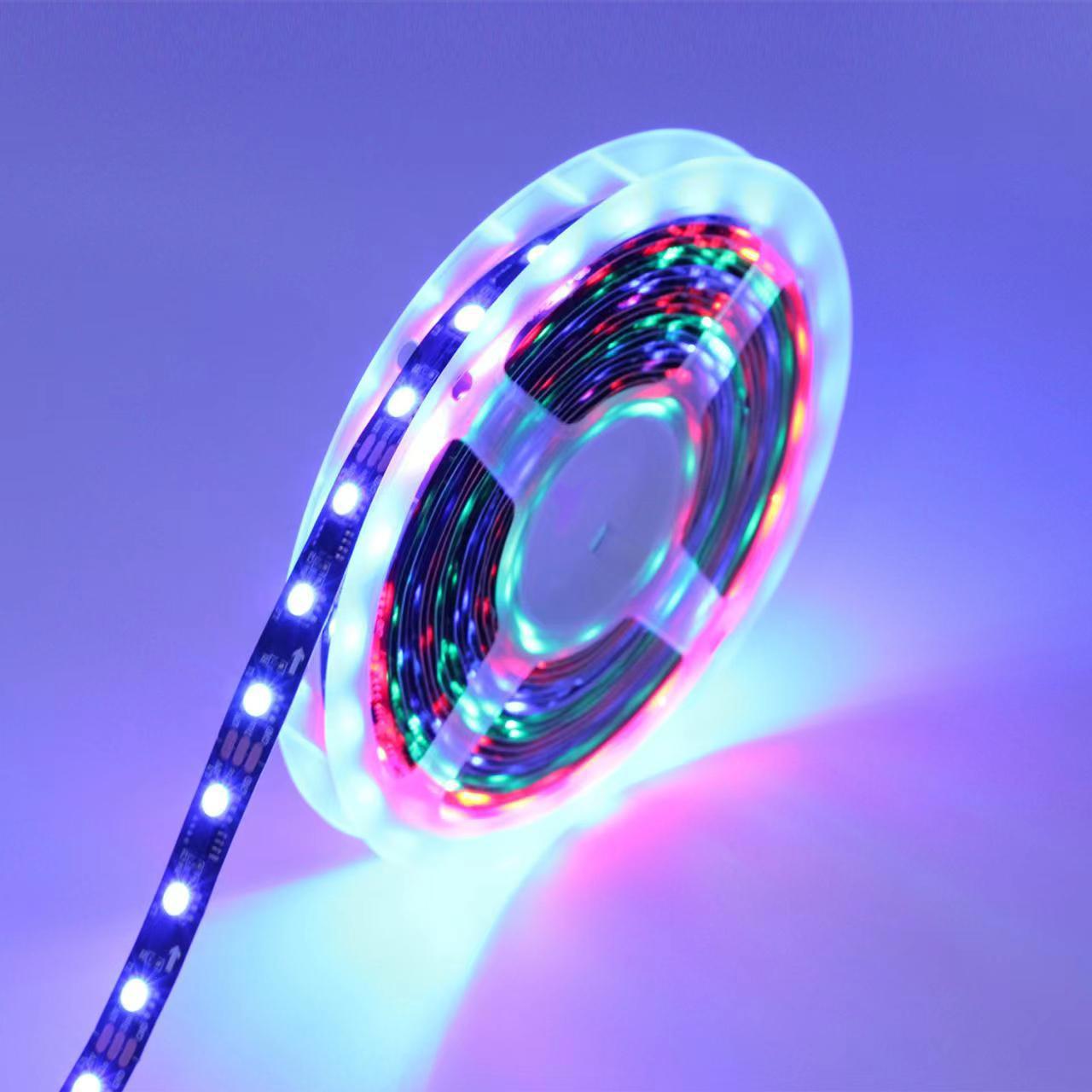 Wholesale of 12V 5050RGB 1-meter 30 bare plate spray glue drip glue low-voltage light strip outdoor atmosphere decorative lights pic 7