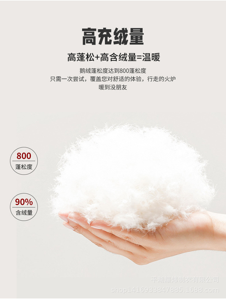 Factory direct sales 2024 Winter new warm and cold-resistant down jacket for women, extended coat, 90 new national standard goose down pic 3