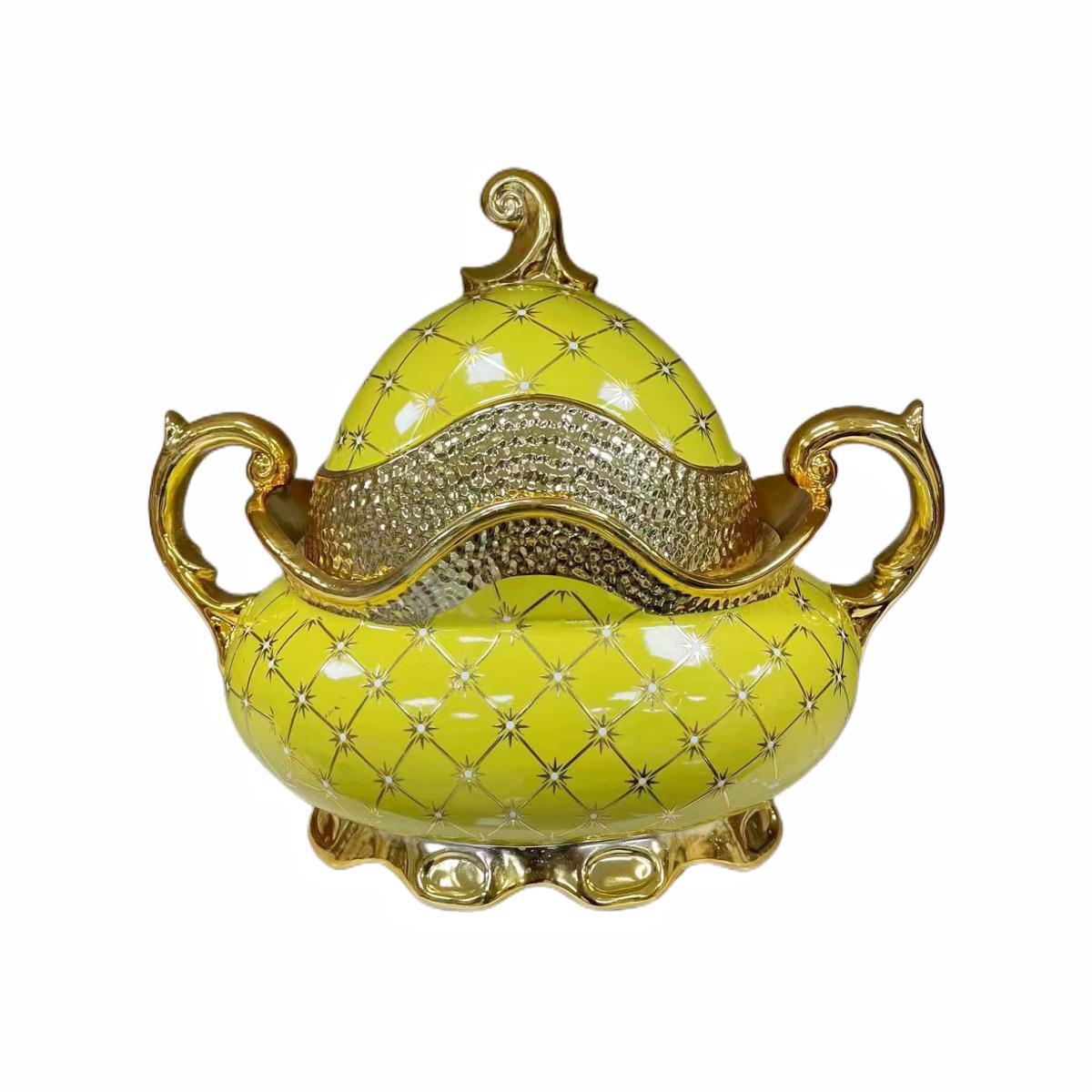 High-end sugar candy, European and American light luxury style seasoning jar display, white sugar jar, retro flip lid kitchen seasoning storage item pic 5