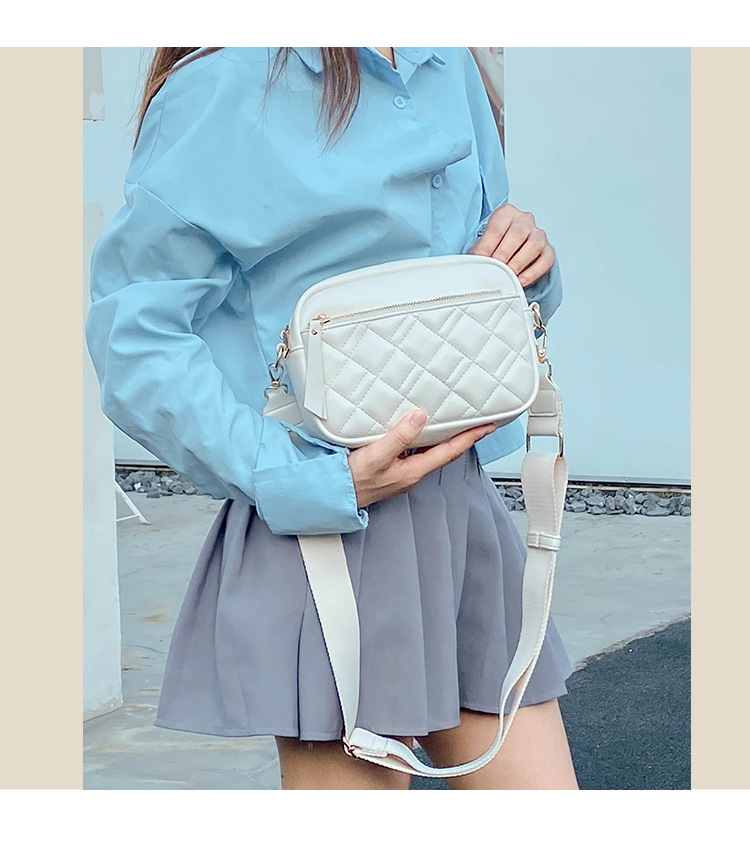 潮流包包女包2023新款跨境外贸大容量斜挎小包女士单肩菱格小方包详情9