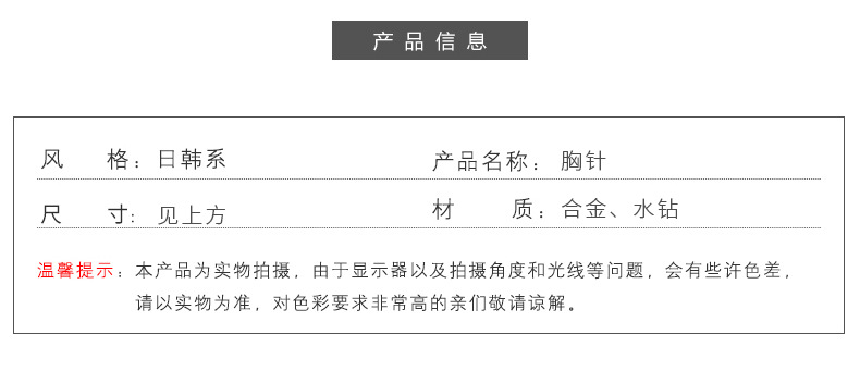 欧美时尚外贸卡梅奥胸针美人头胸花 合金水钻胸花服饰 别针配饰女详情6