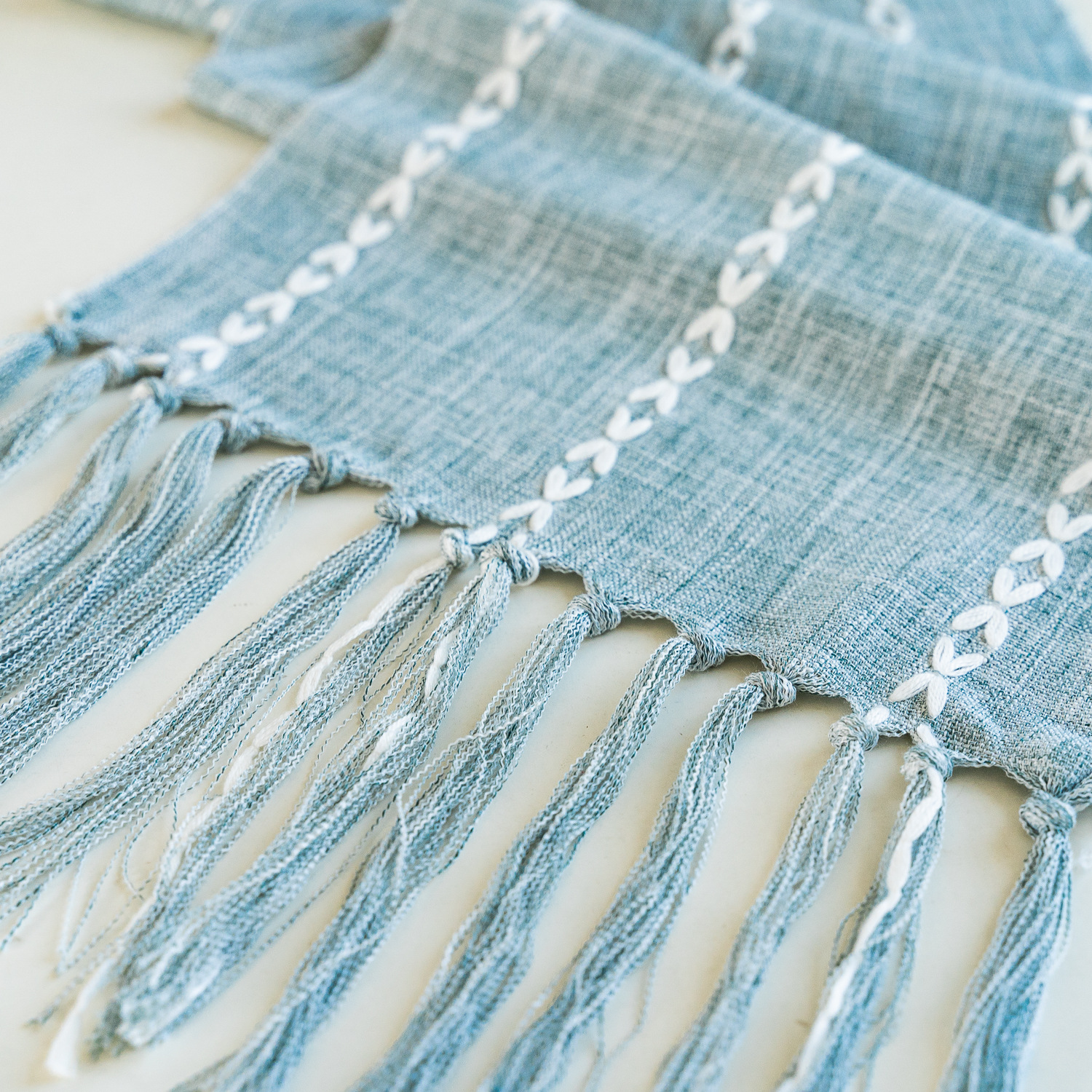 New cross-border Amazon handcrafted table flag, hollowed-out American country white tablecloth, dressing table scarf factory wholesale pic 55