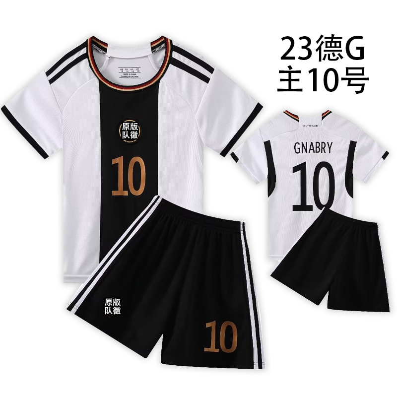 新款世界杯儿童短袖足球服套装幼儿比赛训练运动速干10号球衣印号详情8