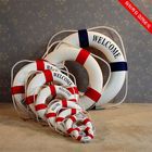 龙虾螃蟹组合壁挂 地中海家具饰品 木质壁挂 墙饰批发 挂饰16026详情56