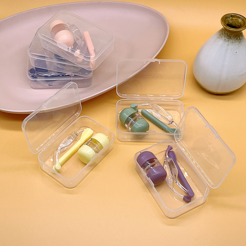 Contact lens dispenser, contact lens case, myopia contact companion box, storage box, color to choose, portable, direct supply, exclusive for foreign trade, exclusive for foreign trade pic 2