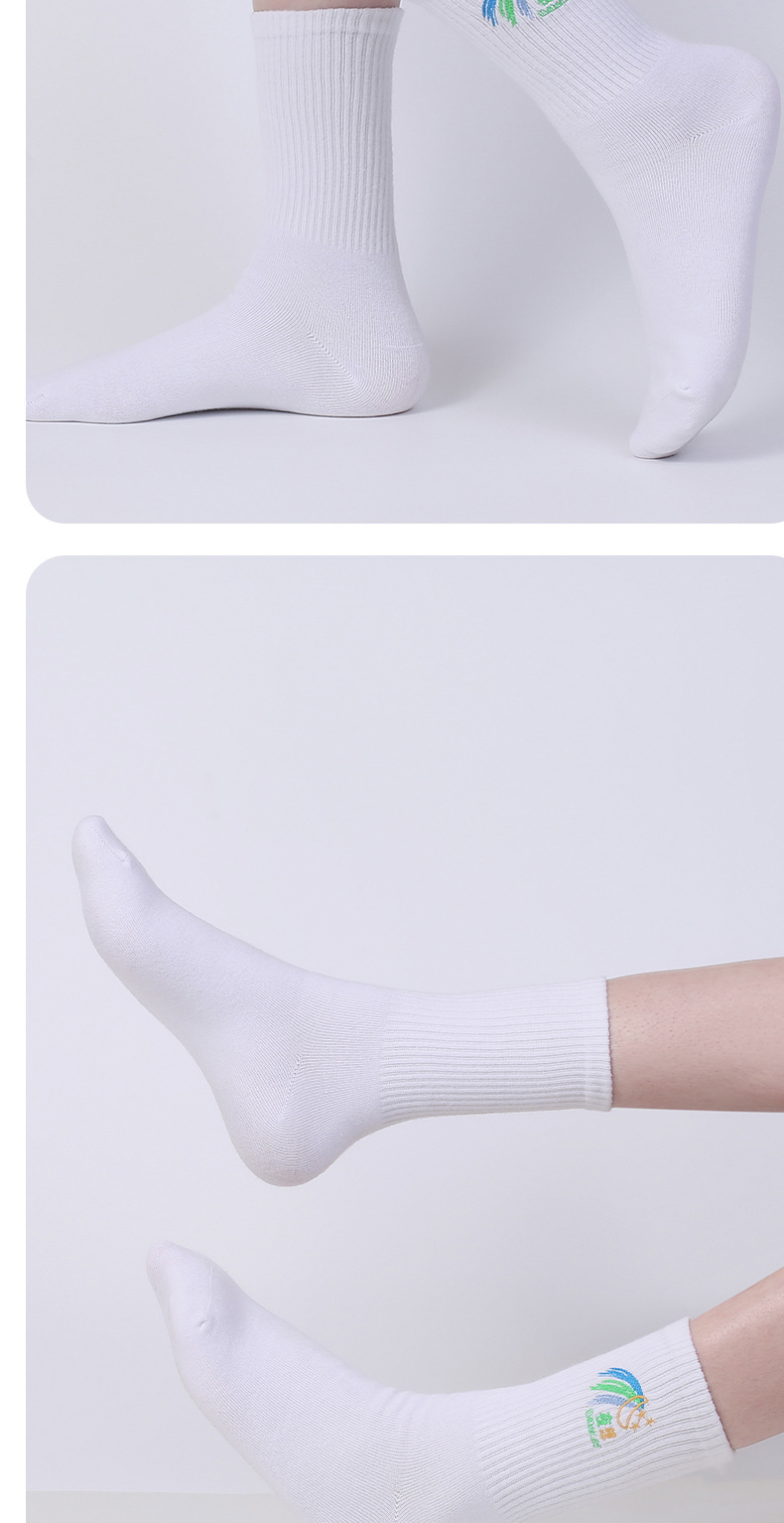 New high-end embroidered socks for spring and summer, deodorizing, comfortable, casual, trendy and fashionable, suitable for all seasons for both men and women pic 23