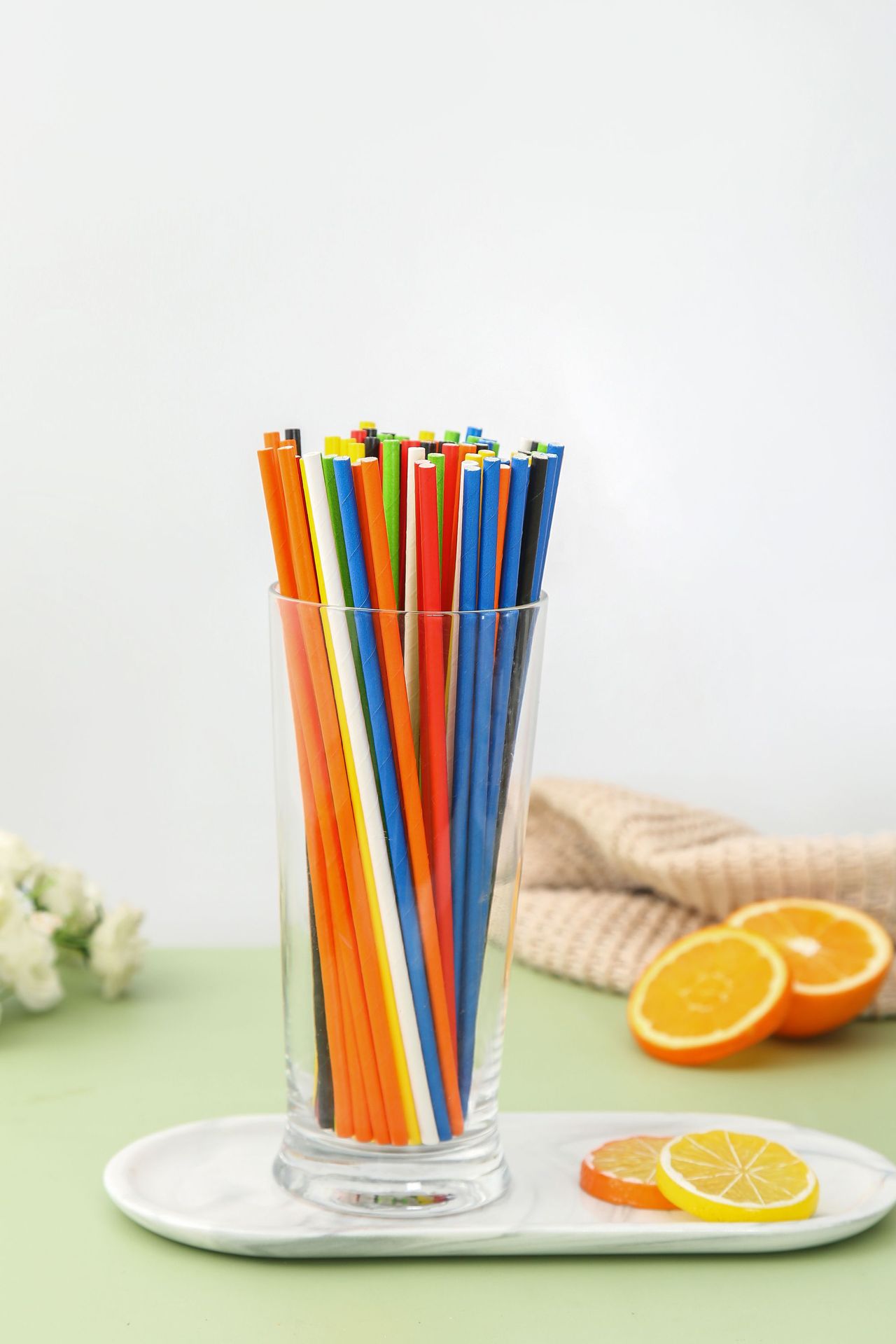 纸吸管酒吧派对100支一次性 环保创意果汁鸡尾酒艺术用吸管可设计详情8