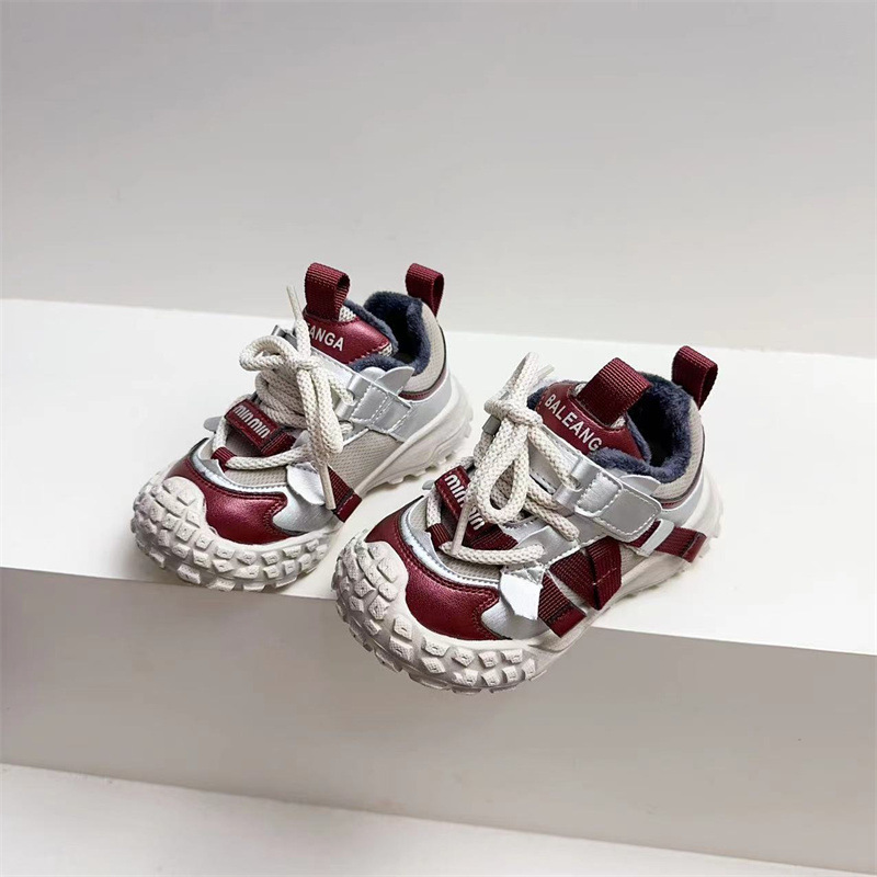 2024冬季新款小儿童鞋男女小童加绒保暖鞋1-3岁宝宝舒适运动鞋潮详情10