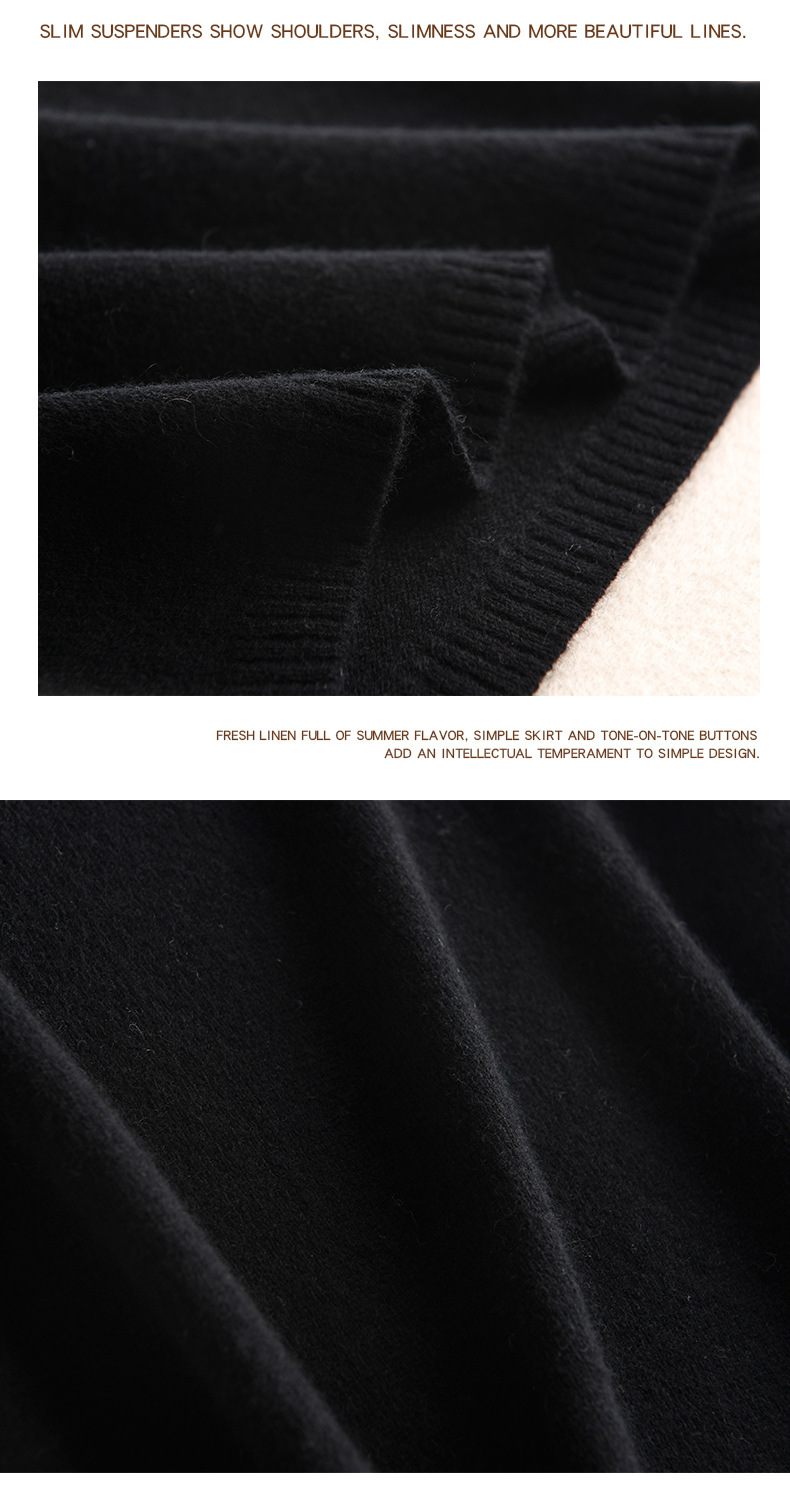 Wholesale 2020 autumn and winter solid-color cashmere vests for women, short round-neck waistcoats, halter tops, slimming and warming base layer vests pic 18