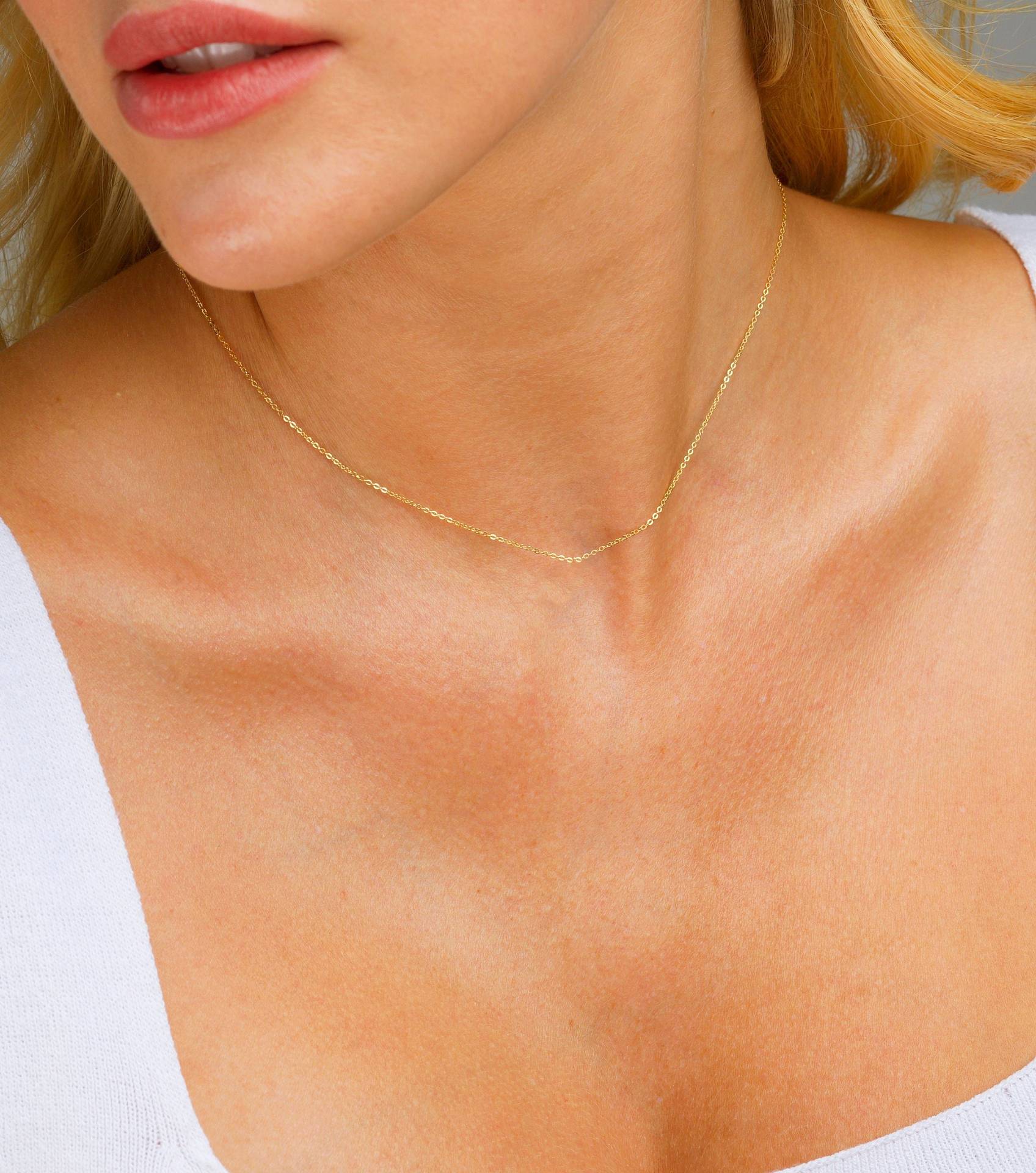 European and American cross-border stainless steel simple and versatile 18k gold plain chain, blade chain, twist chain, box chain, diy jewelry chain pic 18