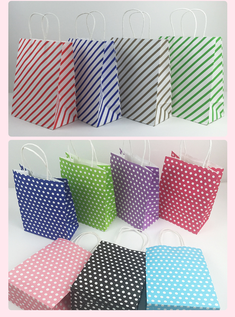 Factory stock: simple clothing, shopping gifts, packaging bags, food handbags, eco-friendly kraft paper bags pic 6