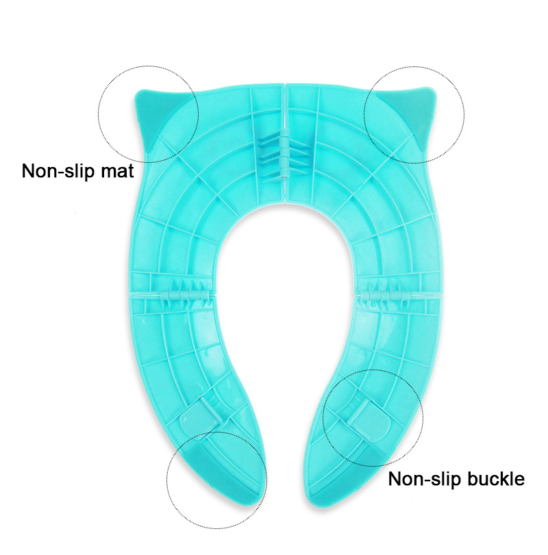 儿童折叠马桶垫婴幼儿辅助坐便器旅游马桶垫folding  potty seat详情8