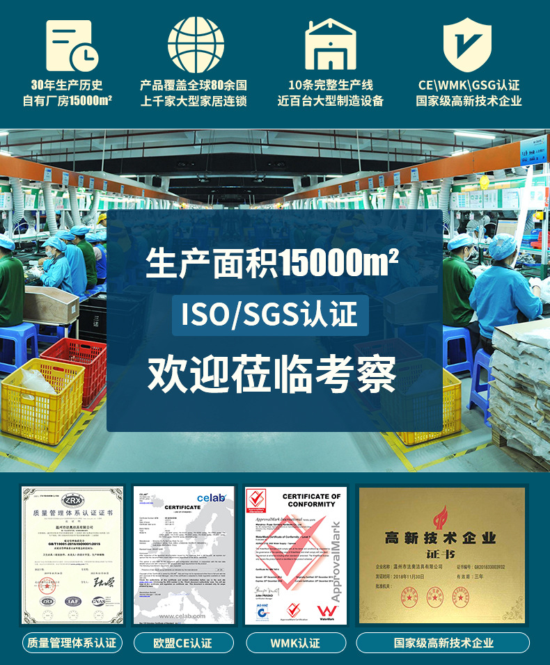 免打孔浴室置物毛巾架 卫生间黑金太空铝浴巾架卫浴五金挂件套装详情1