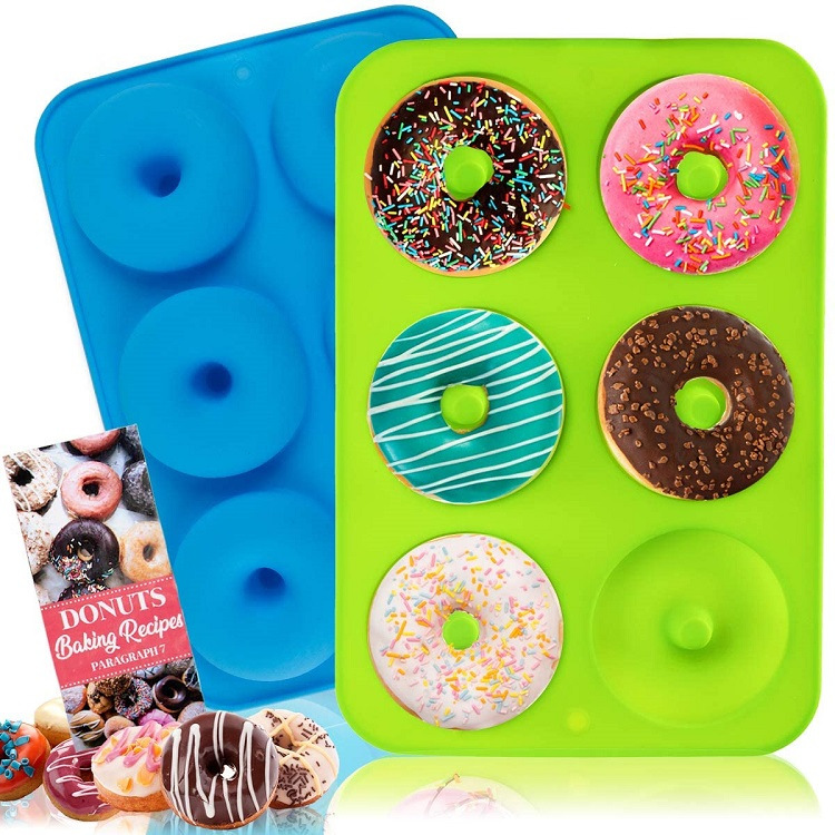 Ningbo Bochuang Factory offers oven baking tools, silicone cake molds, 8-piece, 4-piece and 6-piece doughnut molds in stock pic 41