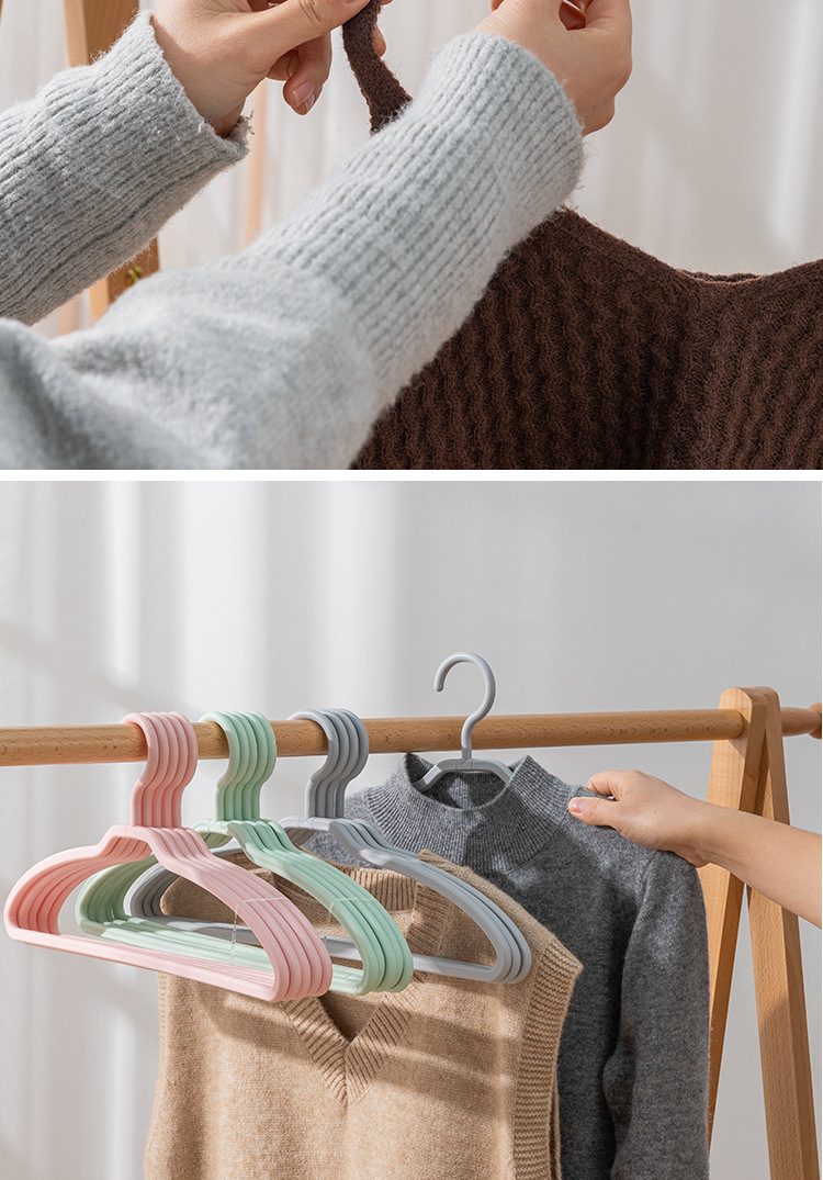 G14衣架家用挂衣防肩角衣撑防滑无痕大衣晾衣架宿舍阳台衣服挂成人详情11