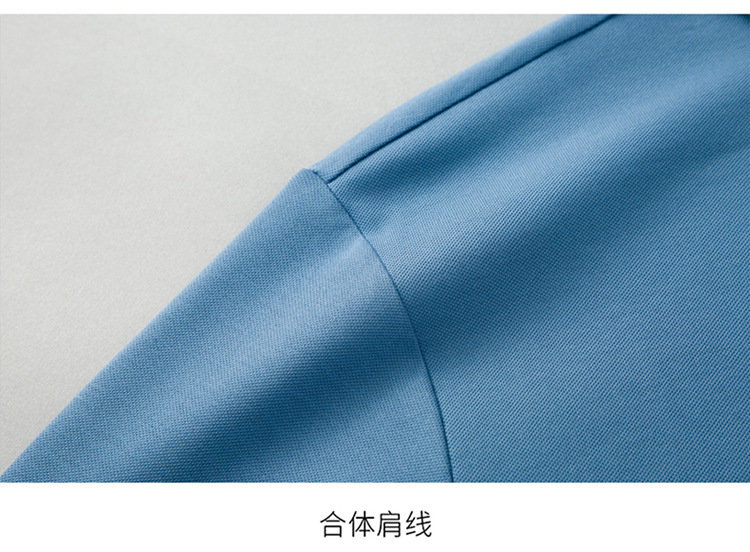 纯色桑蚕丝男士短袖t恤外贸夏季2023新款潮流高级感男装翻领上衣详情28