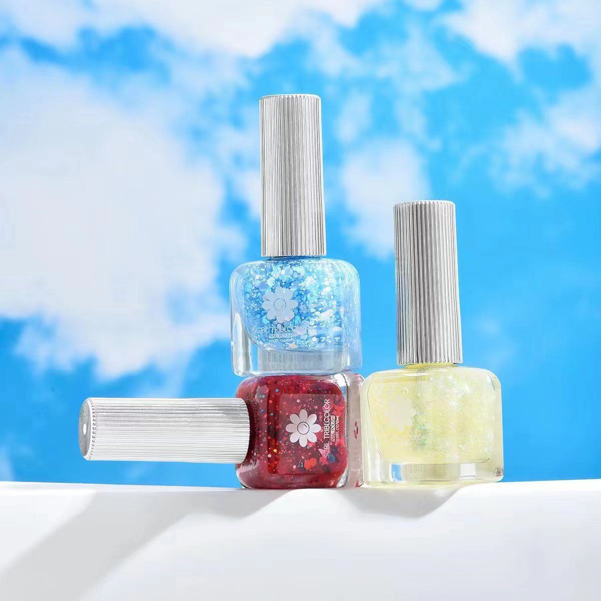 Cross-border new product nail polish, brilliant small nail polish, student nail polish, color aroma, wine red, bright red wholesale pic 4