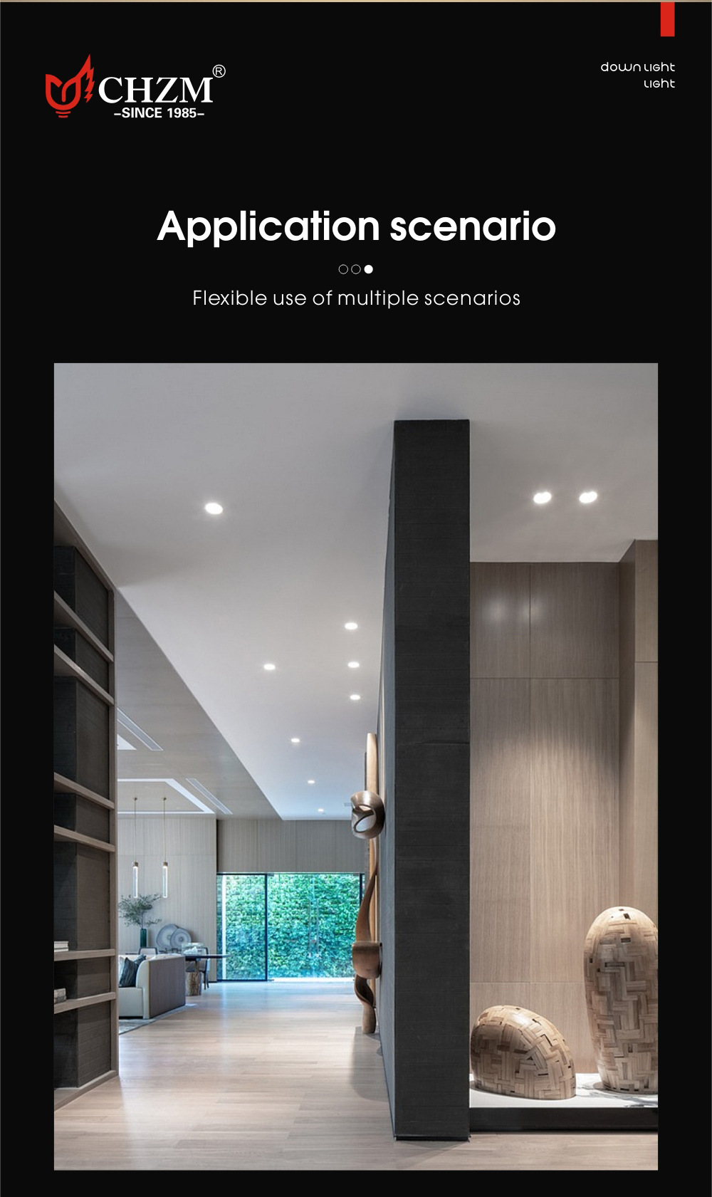 New design without main light: small hill spotlights, embedded led downlights, ceiling lights, spotlights for bedrooms and living rooms pic 7