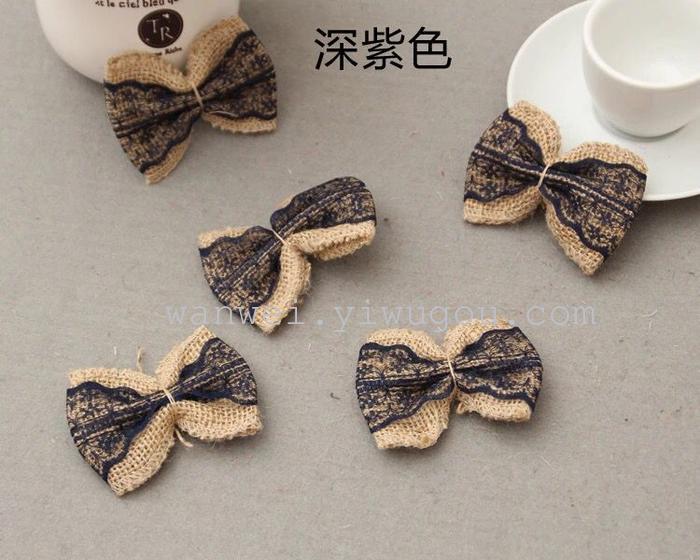Packaging materials: Lace edges, linen strips, bows, wedding accessories pic 8