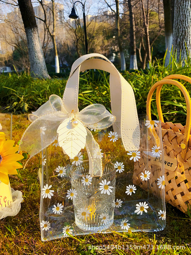 礼品袋pvc手提袋礼定生日结婚喜糖伴手礼袋子透明礼品袋礼物袋详情3