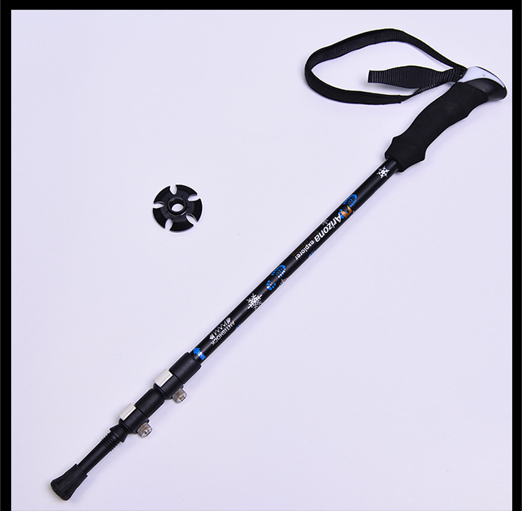 户外折叠伸缩登山杖航空铝合金外锁速锁避震手杖拐杖厂家直供详情12