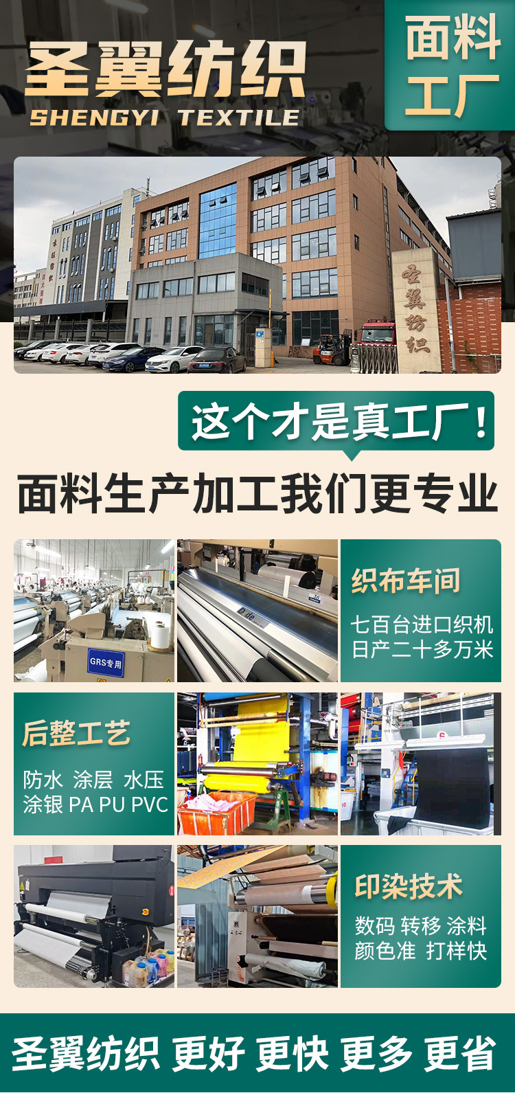 190t210t涤塔夫全涤里布染色印花防水pu涂层帐篷箱包手袋气模面料详情1