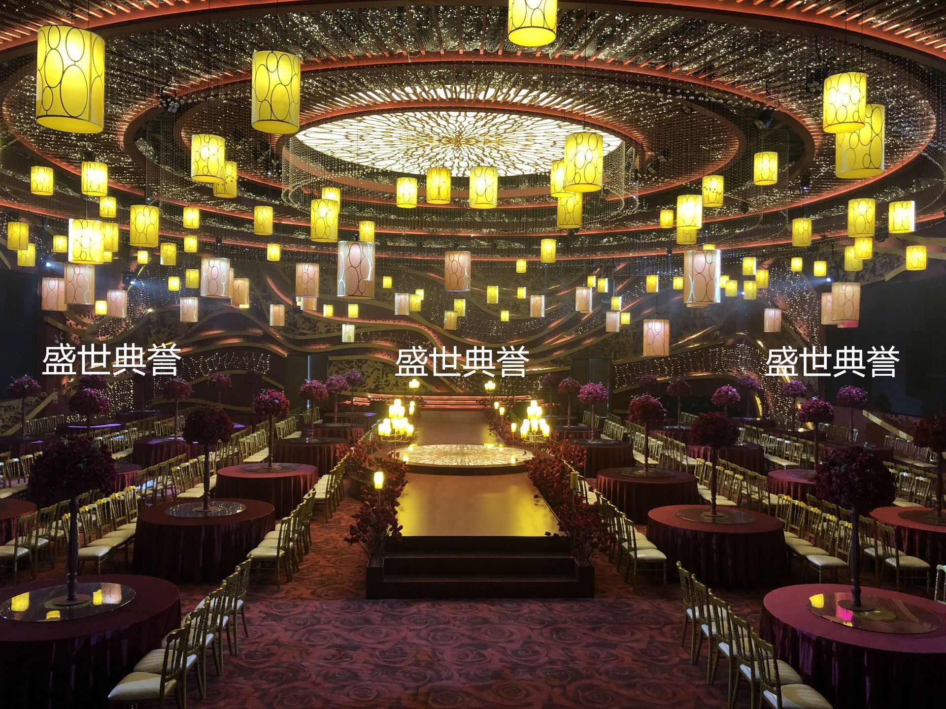 Ningbo star hotel banquet hall dining tables and chairs, banquet center catering furniture, theme wedding bamboo joint chairs, castle chairs pic 22