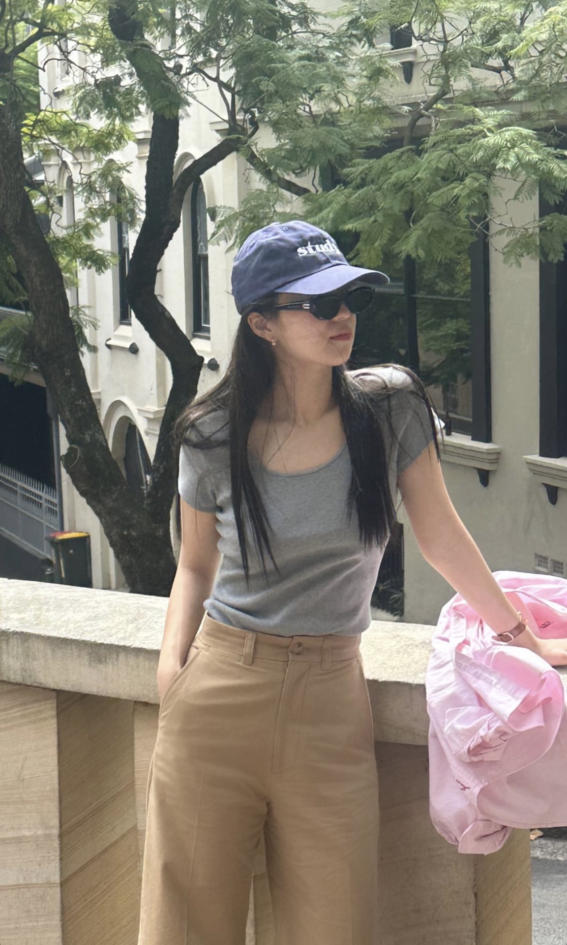 Solid color basic round-neck fitted short-sleeved T-shirt for women, Korean-style Dongdaemun ins simple and casual base layer g*d pic 23