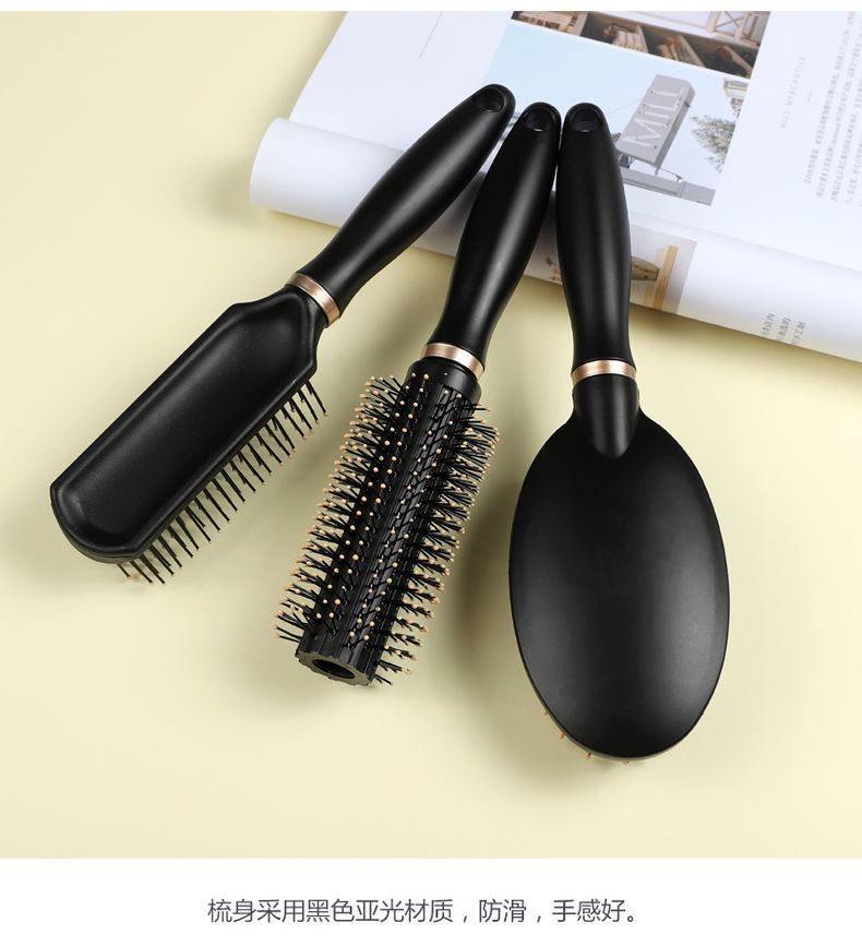 家用卷发梳子批发男女气垫气囊按摩梳排骨梳内扣造型美发圆筒滚梳详情35