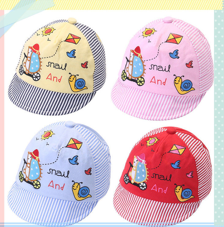 Summer hats for boys and girls aged 3 to 6 months, baby hats, spring and autumn baseball caps, hats for boys and girls, and thin baby hats pic 5