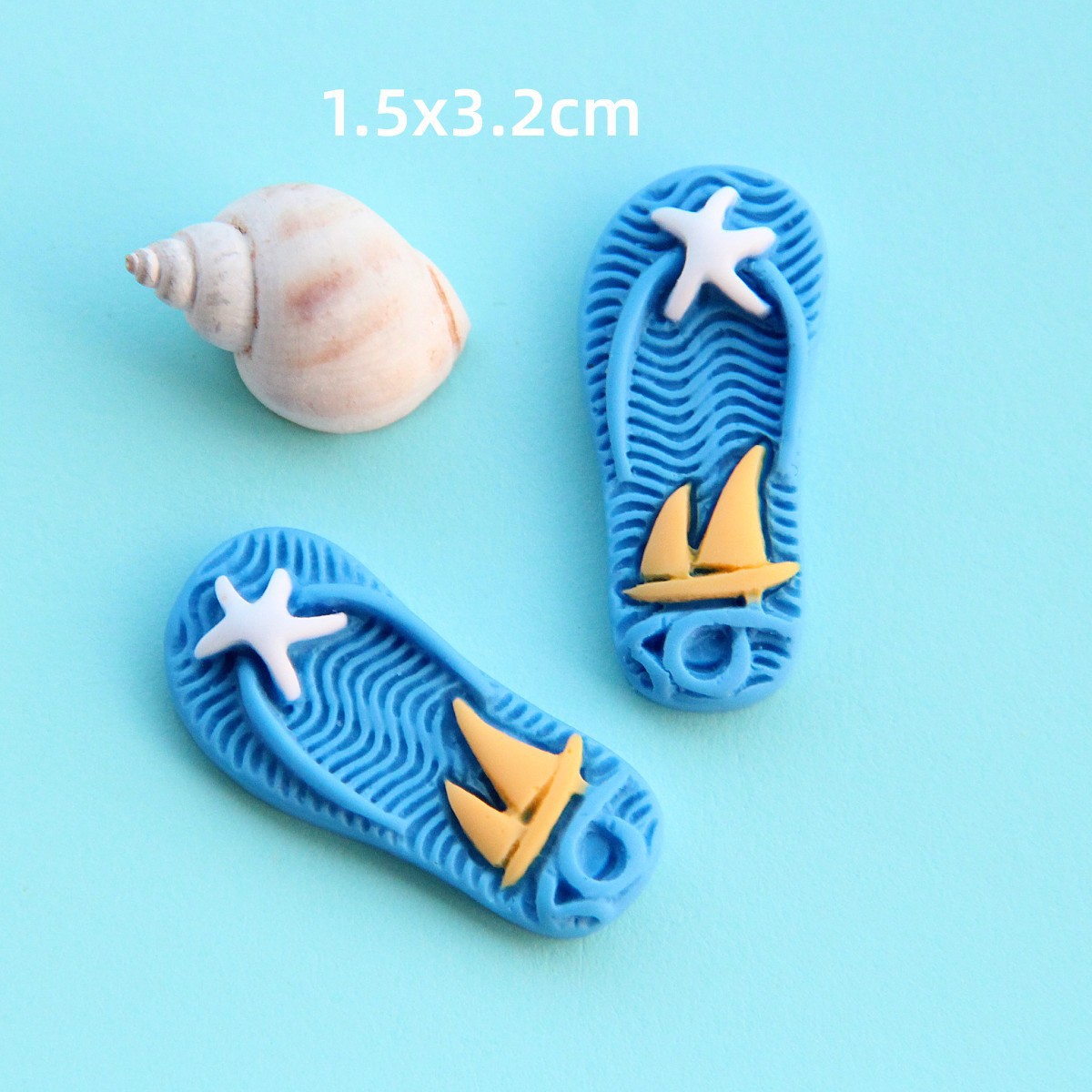 海洋风diy树脂配件咕卡配饰奶油胶发夹饰品配件跨境爆款详情9