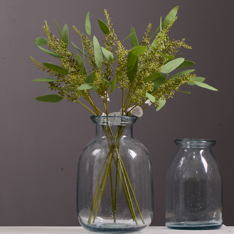 Dongli Flower Industry Decoration Green Nordic Home Artificial Flower Plants Wholesale Flower arrangement materials Artificial leaves, small branches with fruits eucalyptus leaves pic 1