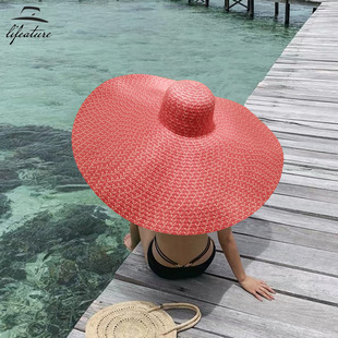 2023 New style denim hat for women, hollowed-out and foldable papyrus, Western denim hat, European and American cross-border trade straw hat pic 12