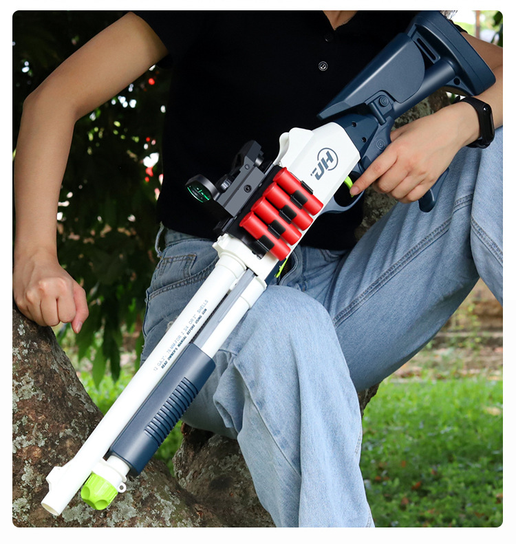 儿童xm1014抛壳软弹枪仿真来福散弹喷子枪s686模型吃鸡玩具详情14