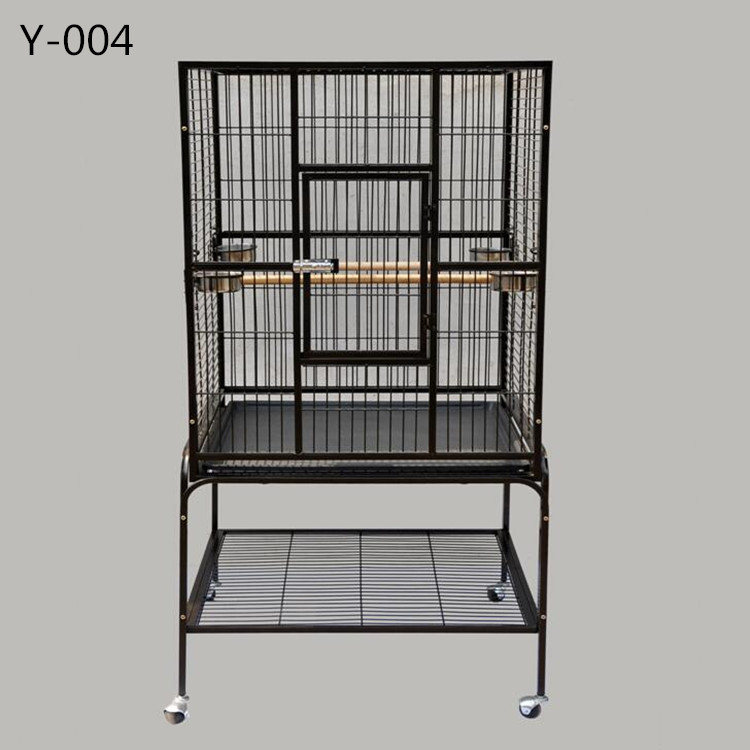 Wholesale of high-quality parrot cages and iron cages, various types available for customization. Choose from large parrot cages, birdcages, iron cages and large stand frames pic 6