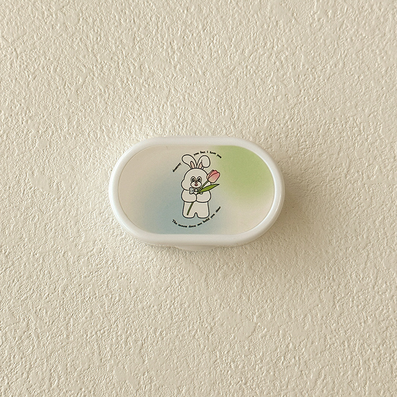 Cartoon Rabbit contact lens case, cute, portable, small and simple beauty contact box and care box JH884, exclusively for foreign trade pic 12